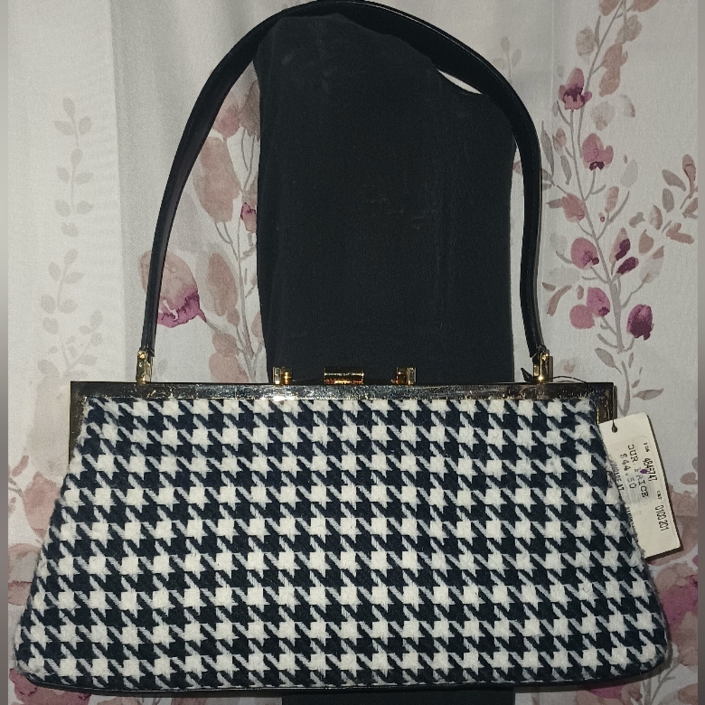 Leather/Wool Purse